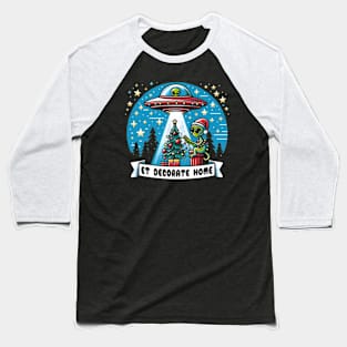 ET abducting a Christmas tree Baseball T-Shirt